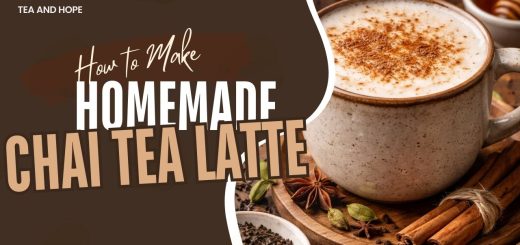 homemade chai tea latte