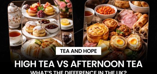 high tea vs afternoon tea uk