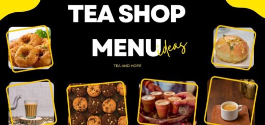 tea shop menu ideas