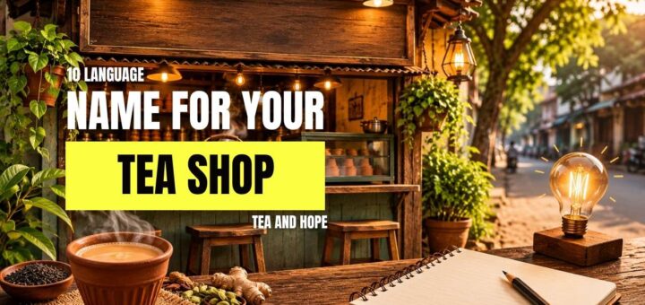 name for tea shop
